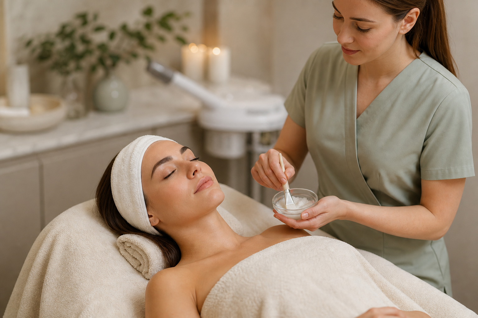 Facial treatment consultation